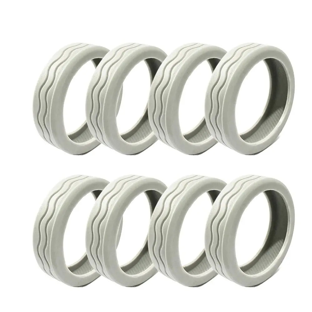8PCS/Set Travel  Silicone Suitcase Wheels Protection