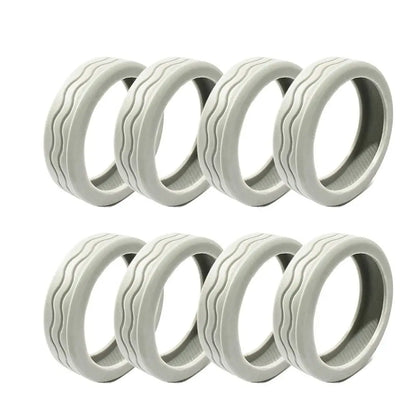 8PCS/Set Travel  Silicone Suitcase Wheels Protection