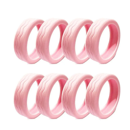 8PCS/Set Travel  Silicone Suitcase Wheels Protection